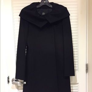 Cinzia Rocca Envelope Collar Wool cashmere Coat